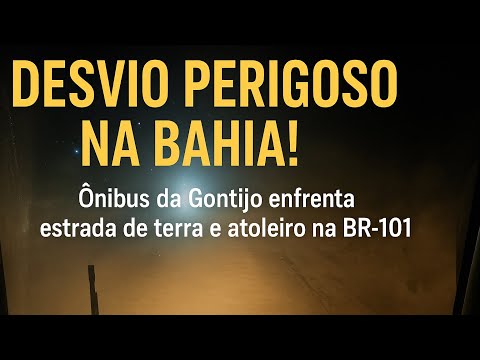 The Worst Road in the Northeast! Gontijo Bus Faces Dangerous Detour in Bahia #3