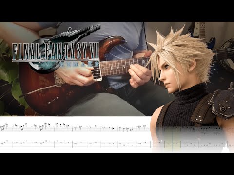 Final Fantasy VII Remake - The Airbuster guitar cover (with TABS)
