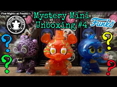 EPIC 1/72 PULL!!! || FUNKO FNAF AR MYSTERY MINI FULL SET HUNT #4 UNBOXING / REVIEW TOYS