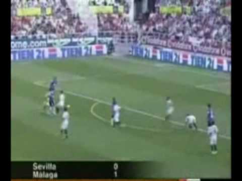 Liga 2009 : J08 : Seville - Malaga : 0-1