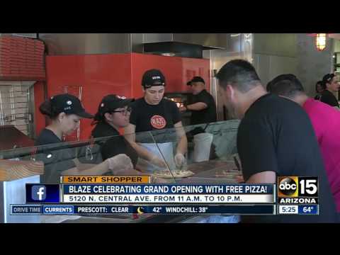 Blaze Pizza in Phoenix celebrating new location with free pizza