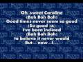 Sweet Caroline Neil Diamond Lyrics