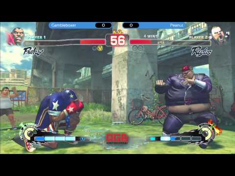 Press Start SSF4 AE 2012 Gambleboxer vs Peanut (Rufus)