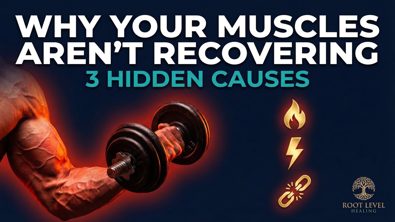 Why Your Muscles Aren't Recovering - 3 Hidden Causes: Inflammation, Oxidative Stress, Amino Acid Gap Video
