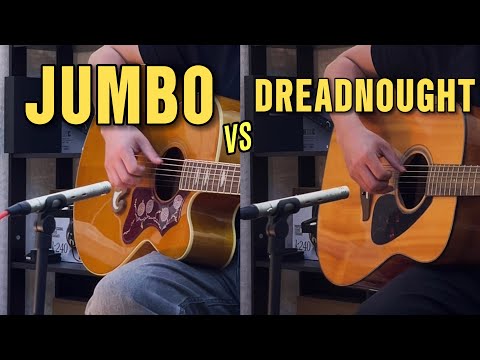 Epiphone J-200 EC Studio vs Yamaha FG800 | Jumbo vs Dreadnought | Sound Test | No Effect!