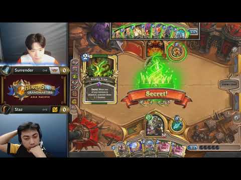 Surrender vs Staz - Hearthstone Grandmasters Asia-Pacific - Week 4