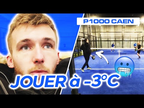 On joue dans un véritable CONGÉLO (-3°C) au P1000 de Caen 🥶