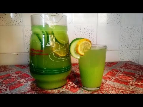How to make a cucumber water recipe for weight loss & belly fat remedy