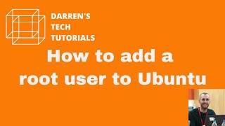 YouTube Thumbnail for How to add a root user to Ubuntu