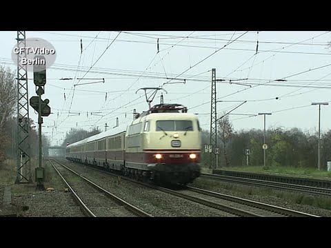 103 235 mit 200 km/h über die Rollbahn