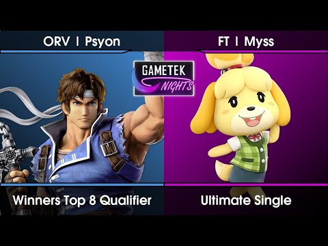 Gametek Night 2023.17 - Psyon (Richter) Vs. Myss (Isabelle) SSBU Ultimate Tournament
