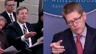Jay Carney Challenges Ed Henry to a Crossfire Debate In EPIC Briefing Rumble - 9/19/13