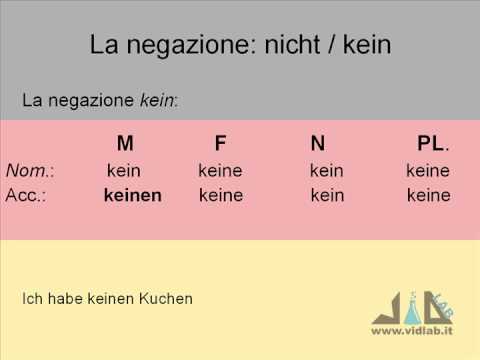 videocorso tedesco di base - lez 3 - parte 2