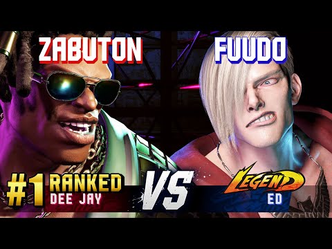 SF6 ▰ ZABUTON (#1 Ranked Dee Jay) vs FUUDO (Ed) ▰ High Level Gameplay