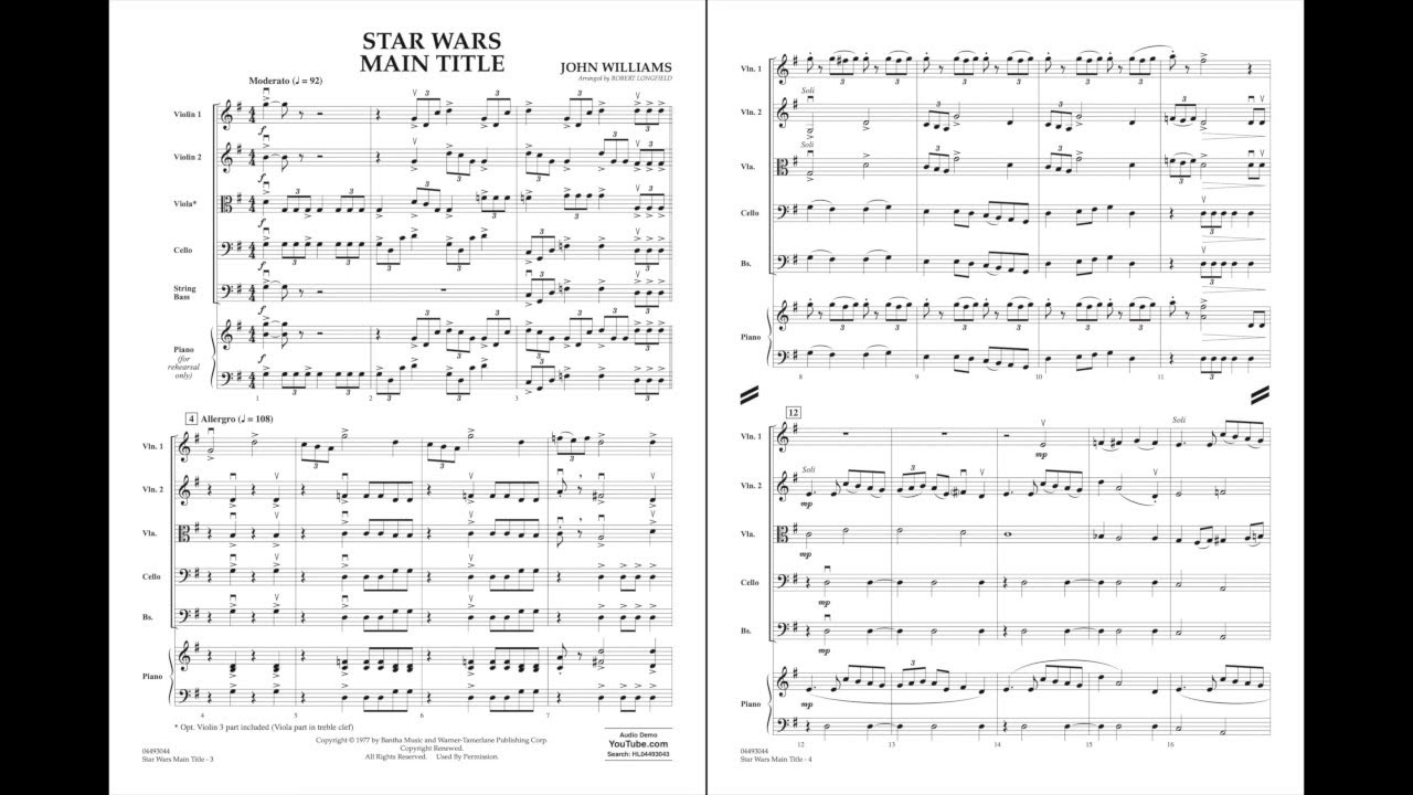 Star Wars (Main Title) by John Williams | Arr. Robert Longfield