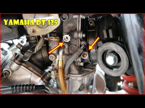 Yamaha DT 125 Jak wyregulować gaźnik / problem z obrotami / mieszanka paliwowo - powietrzna