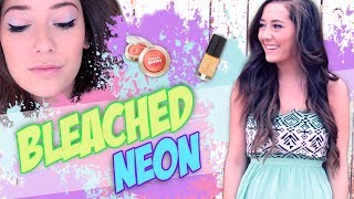 Get the Look: Bleached Neon Makeup + Outfit!
