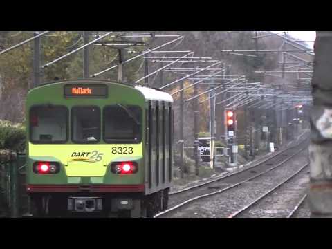 Dart numbers 8123 + 8323 - Portmarnnock Station, Dublin
