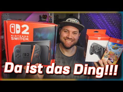 NINTENDO SWITCH 2 IST DA!! - Unboxing, Pro Controller, neue Hüllen und Home Menu