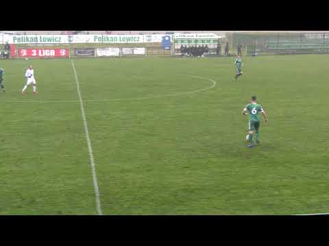 2021.11.14 18 kolejka  III Liga grupa I    Pelikan Łowicz  - Świt Nowy Dwór Mazowiecki  - 1 polowa