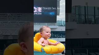 Baby Dancing on a Cruise Ship! 😂🚢 | Star Princess Lido Deck #CruiseLife #Cruising #TravelShorts