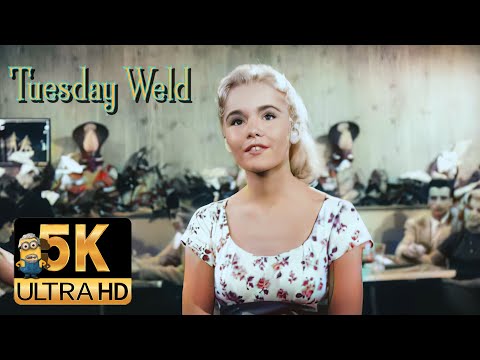 Tuesday Weld AI 5K Colorized Restored - I Never Had A Sweetheart 🤩(Performed By Connie Francis)🤩1956