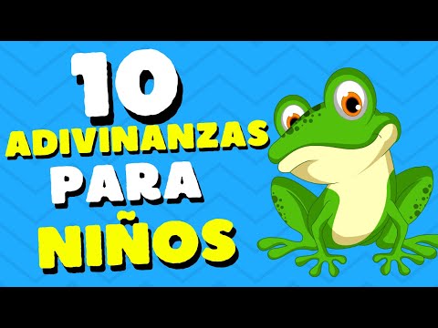10 ADIVINANZAS de ANIMALES para NIÑOS