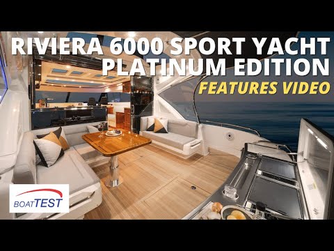 Riviera 6000 Sport Yacht Platinum Edition (2022) – Funktionsüberprüfung von BoatTEST