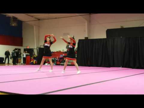 BGBS at CCA competition 2014, Duo Senior Tumbling routine.