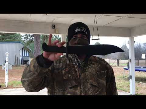 Cold Steel Black Bear Bowie (Mild) Torture Test