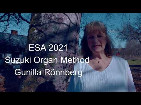 The Suzuki Organ Method, ESA 2021, by Gunilla Rönnberg