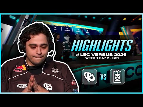 KC vs MKOI Highlights | Premier choc de la saison pour la KCORP ! (LEC Versus 2026)