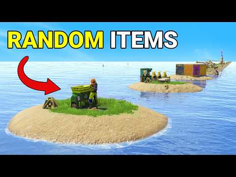 I Gave 150 Rust Players Their Own Islands! - Random Items