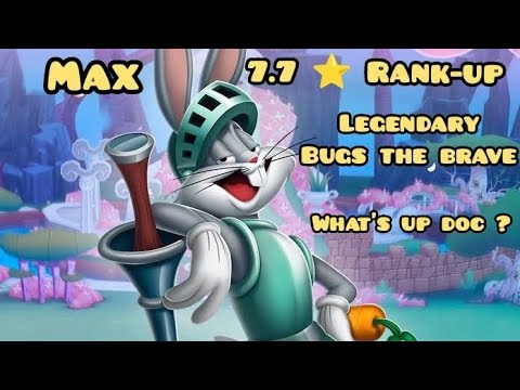 Looney tunes world of mayhem || legendary bugs the brave 7.7 ⭐ rank-up and gameplay