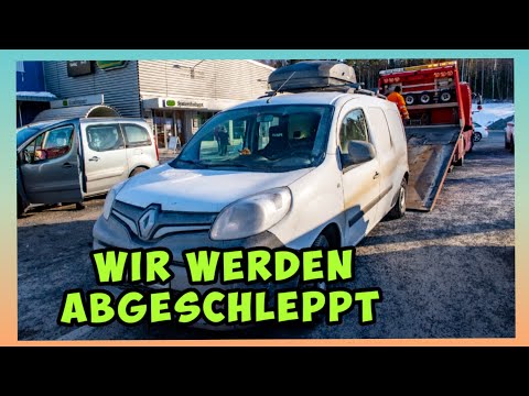 Motor qualmt - das Ende? | Wir sitzen fest | High Coast |  Winter-Minicamper-Tour | Schweden | E16
