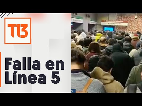 Falla técnica en el Metro de Santiago obligó interrumpir el servicio por tres horas