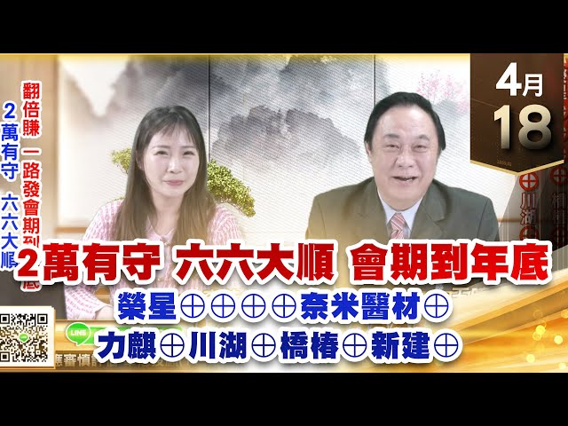 【王者至尊】王曈 0418《【2萬有守  六六大順】》榮星⊕⊕⊕⊕橋椿⊕，奈米醫⊕力麒⊕川湖⊕新建⊕｜【光學王+元宇宙王+安控王+IC設計王】加入line@ king5588