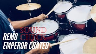 Video thumbnail for REMO Emperor Coated Tom Drum head | Sound Check by Michael Oloyede