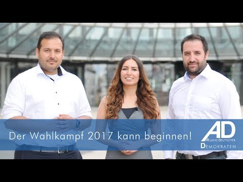 Allianz Deutscher Demokraten leiten den Wahlkampf ein.