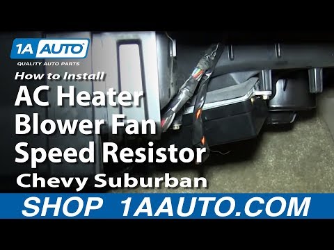 How to Replace Blower Motor Resistor 02-06 Chevy Suburban