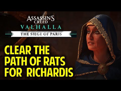 How to Clear the Path of Rats for Richardis | Sister of Sorrow: Leave with Richardis | AC Valhalla