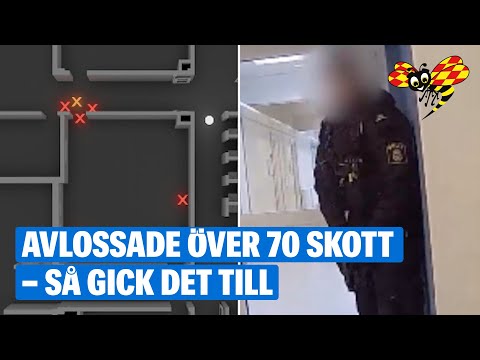 Polisen visar: Hela filmen från skjutningen i Örebro