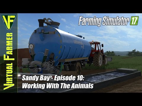 Let's Play Farming Simulator 17 - Sandy Bay, Episode 10: Working With The Animals
