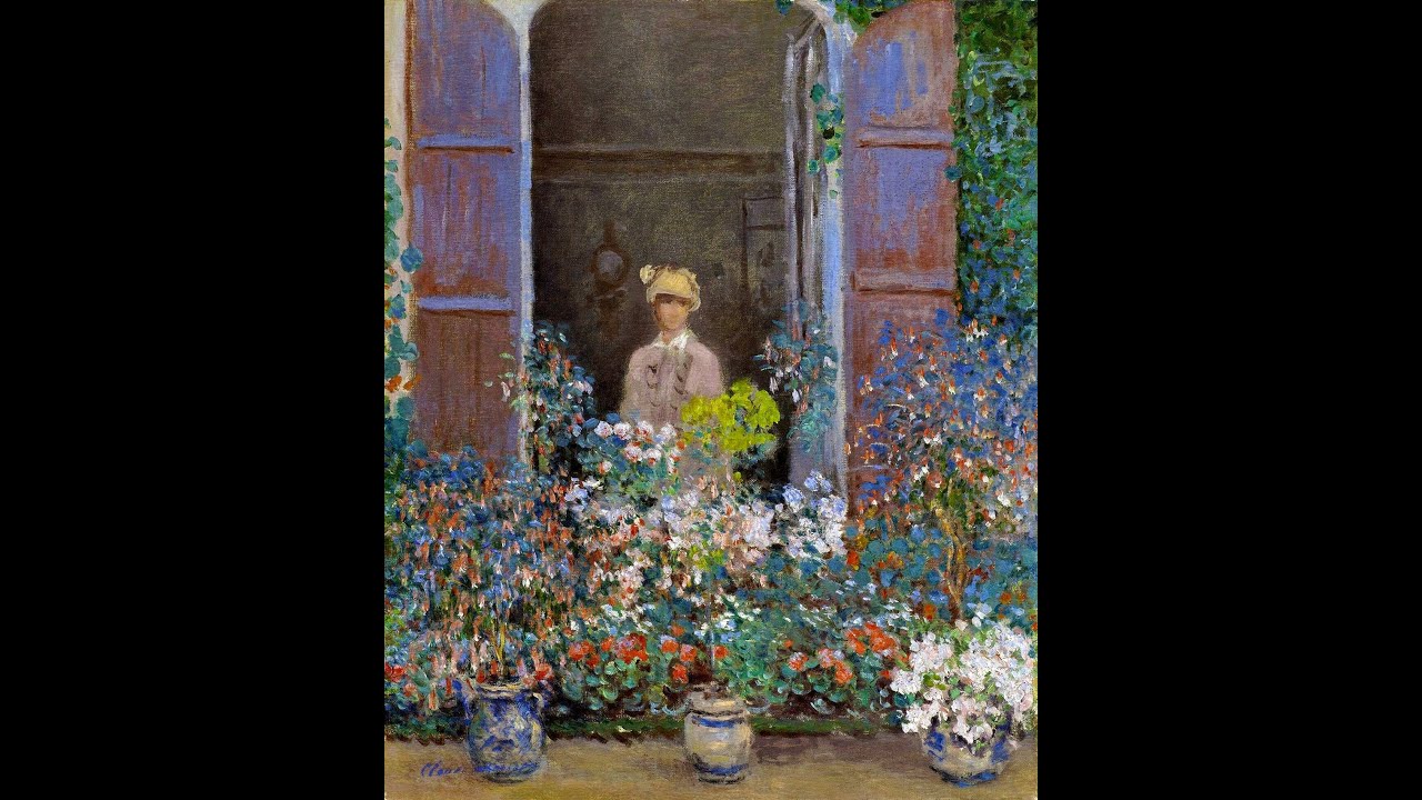 CLAUDE MONET most Famous PAINTINGS - DEBUSSY Piano music