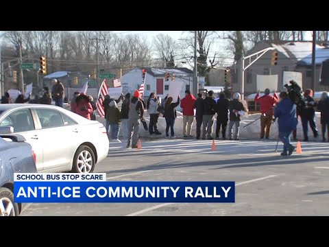 Protest follows ICE activity near NJ school bus stop