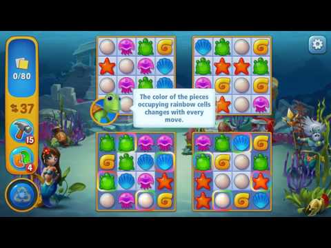 Fishdom level 454 Gameplay (iOS Android)