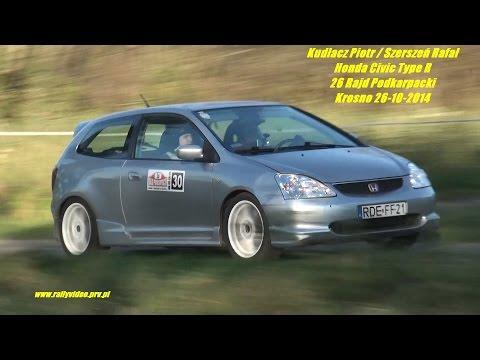 Kudłacz Piotr / Szerszeń Rafał - Honda Civic Type R - 26 Rajd Podkarpacki kjs Krosno 26-10-2014