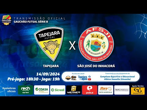 - Campeonato Gaúcho Série "B"  - Tapejara Futsal  X  AFSJI - Dia:  14/09/2024