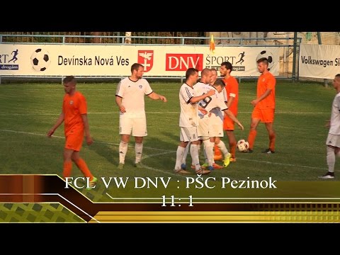 III. liga BFZ  6. kolo   FCL VW DNV : PŠC Pezinok   11: 1