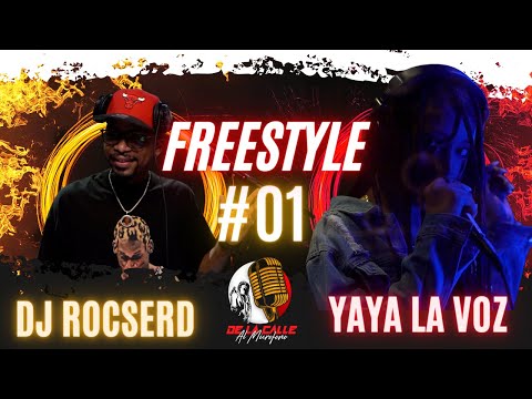 YAYA LA VOZ en vivo en De la calle al Micrófono con DJ ROCSE freestyle 01 Crow Studios
